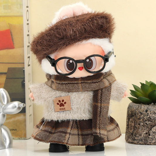  Choco Chestnut Skirt Miniature Outfit for collectible figure